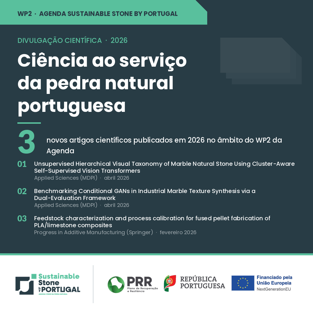 TRÊS NOVOS ARTIGOS CIENTÍFICOS REFORÇAM O CONTRIBUTO DA AGENDA PARA A TRANSFORMAÇÃO DO SETOR DA PEDRA NATURAL